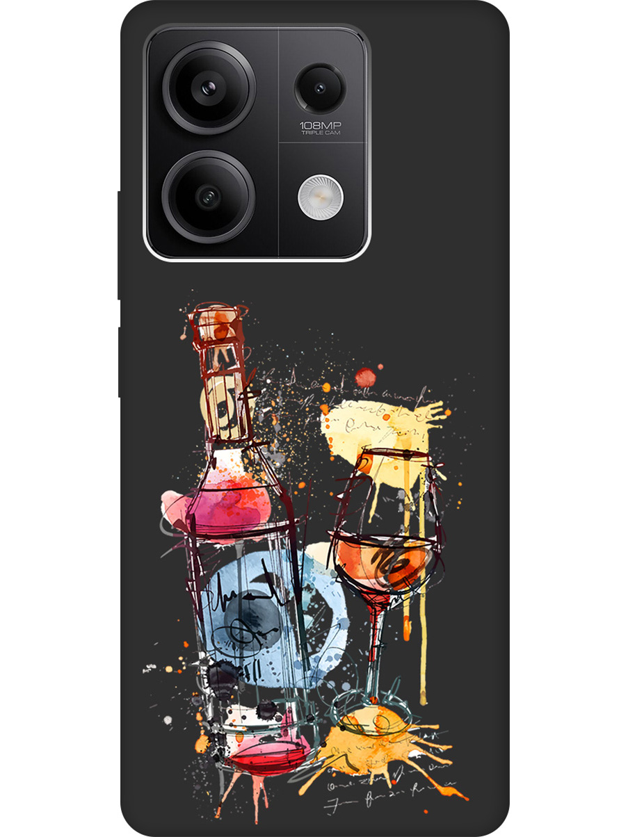 

Силиконовый чехол на Xiaomi Redmi Note 13 5g с рисунком "Aquarelle Wine" Soft Touch черный, Черный;голубой;красный;оранжевый, 20012077