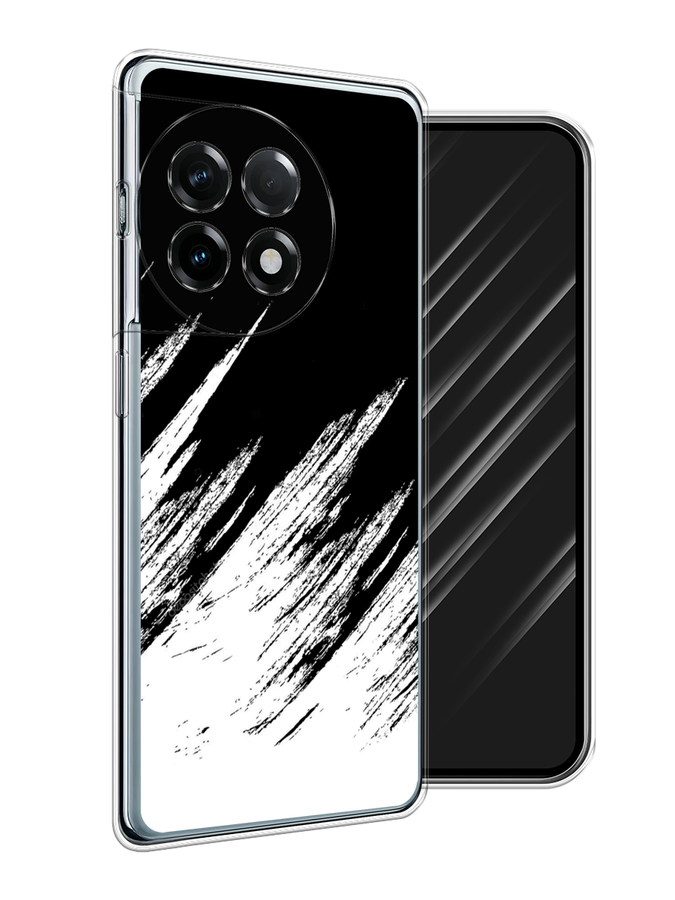 

Чехол Awog на OnePlus 11R/Ace 2 "Черно белые брызги", Черный;белый;бежевый, 154250-1