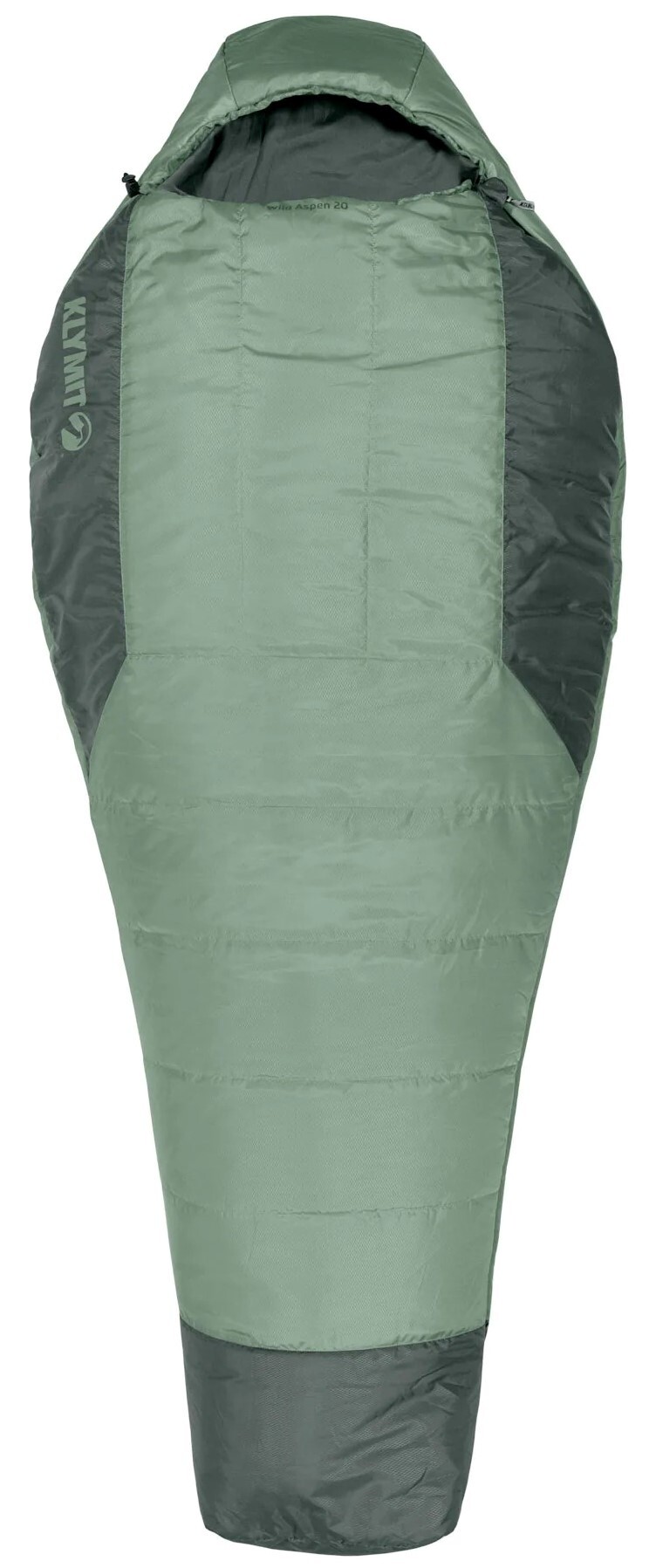Спальный мешок Klymit Wild Aspen Large зеленый, левый