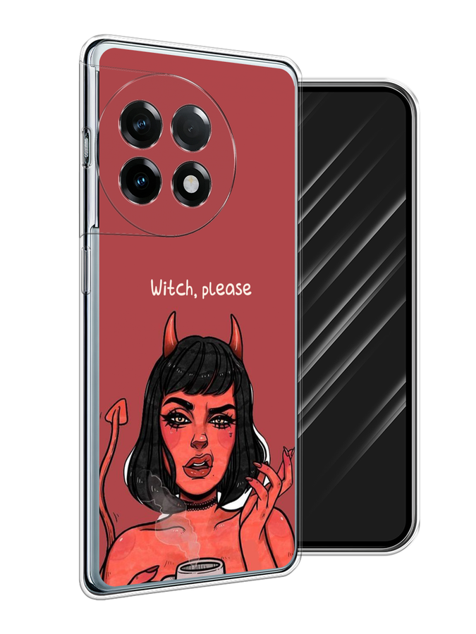 

Чехол Awog на OnePlus 11R/Ace 2 "Evil Girl", Бордовый;черный, 154250-1