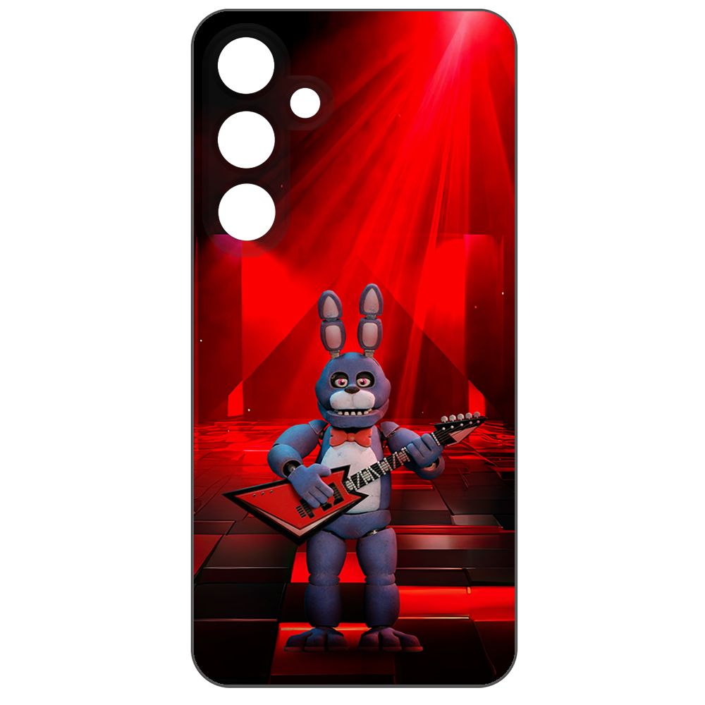 

Чехол-накладка Krutoff Soft Case ФНАФ - Бонни с гитарой для Samsung Galaxy S24 черный
