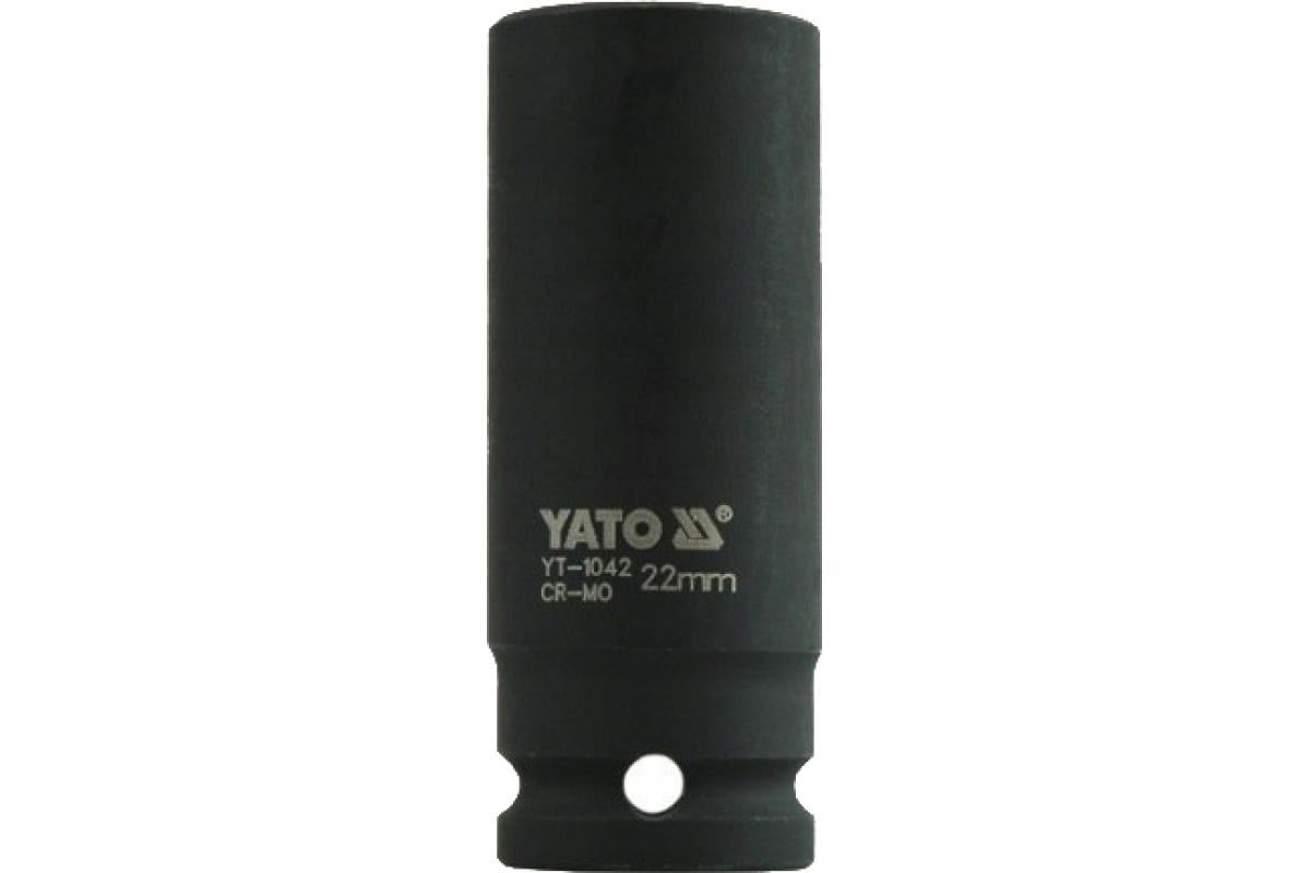 

YATO YT-1042 Головка ударная глубокая, 22 мм, 6 гр, 1/2 1шт