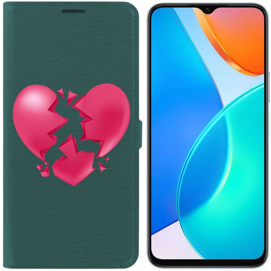 

Чехол-книжка Eco Book для Honor X6 Разбитое сердце