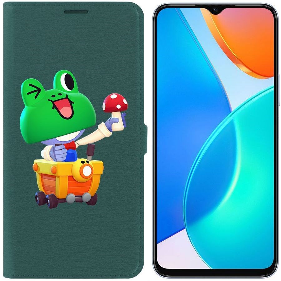 

Чехол-книжка Eco Book для Honor X6 Brawl Stars-Леонард Карл