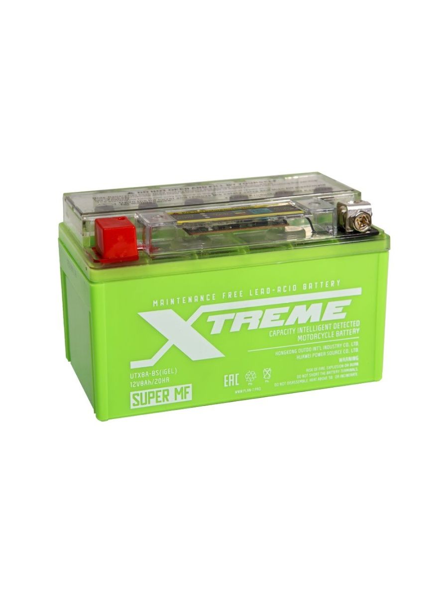 Мото аккумулятор Xtreme UTX8A(YTX7A)-BS iGEL (8Ah)