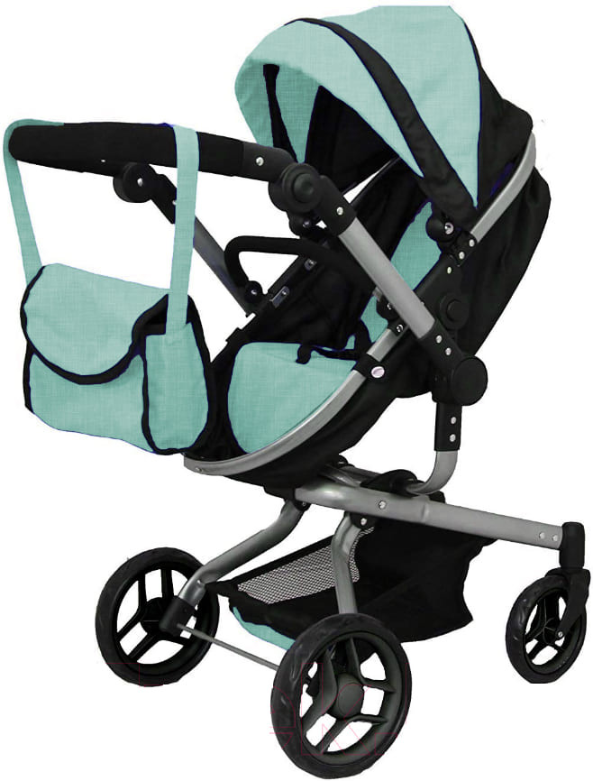 фото Коляска для куклы carrello fortuna green nobrand