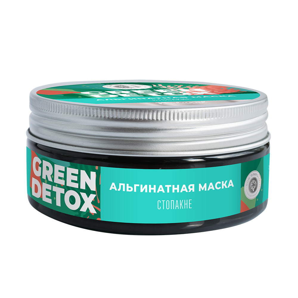 

Альгинатная маска Дом природы Green Detox Стопакне, 60г