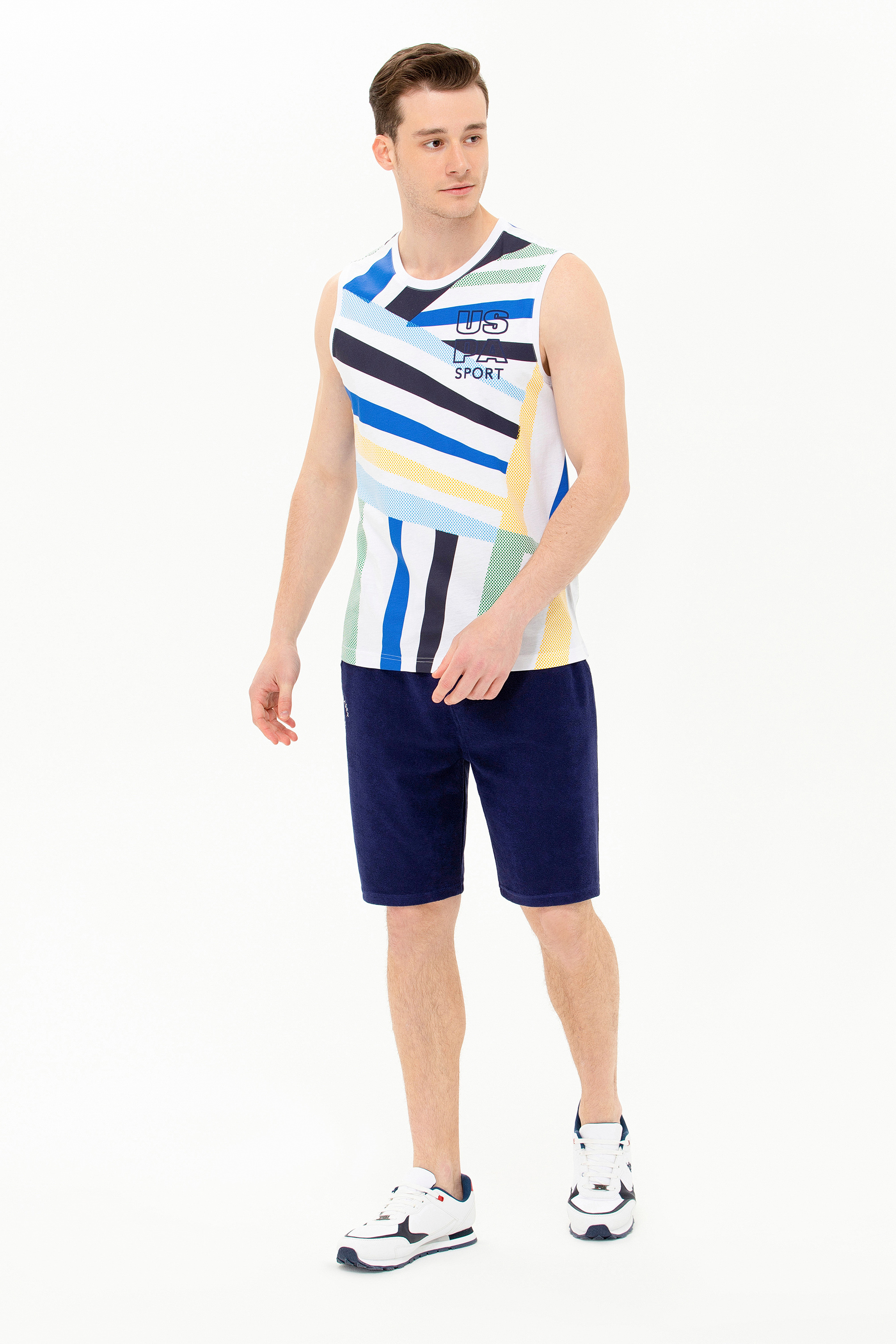 

Повседневные шорты мужские U.S. POLO Assn. G081SZ0OS0MATE синие M, Синий, G081SZ0OS0MATE