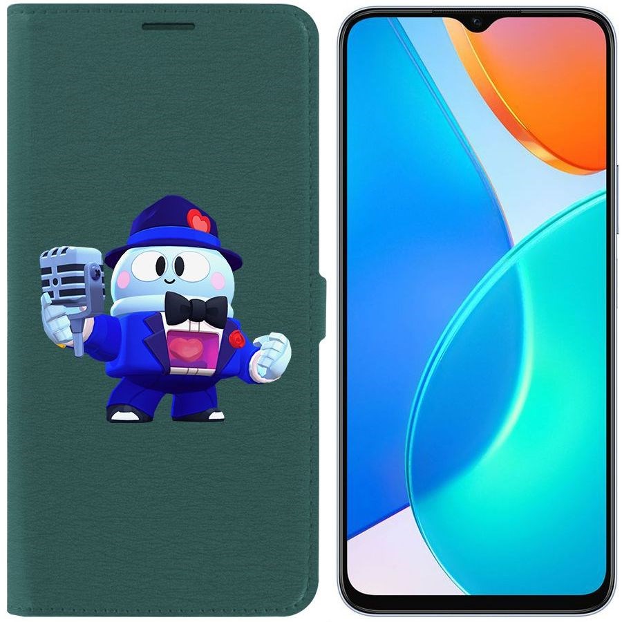 

Чехол-книжка Eco Book для Honor X6 Brawl Stars-Стильный Лу