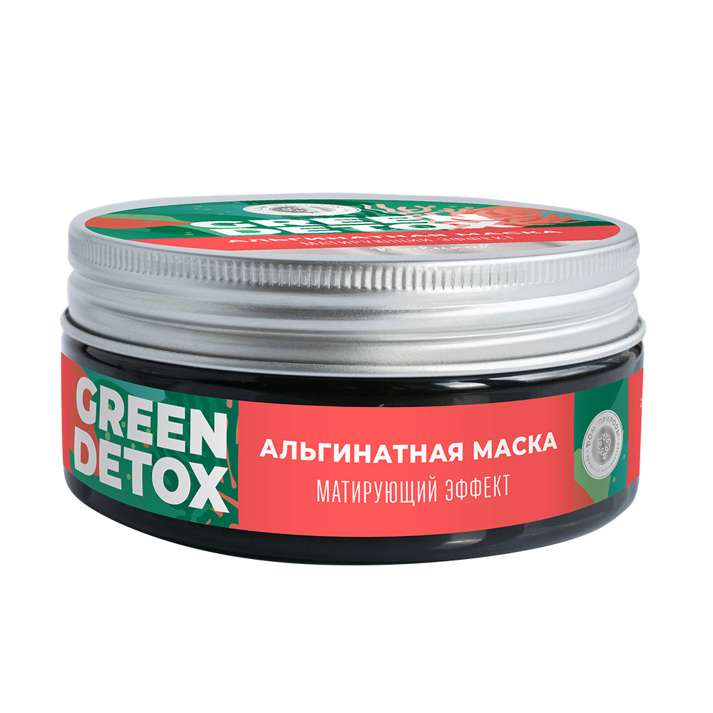 фото Альгинатная маска дом природы green detox матирующий эффект, 60г