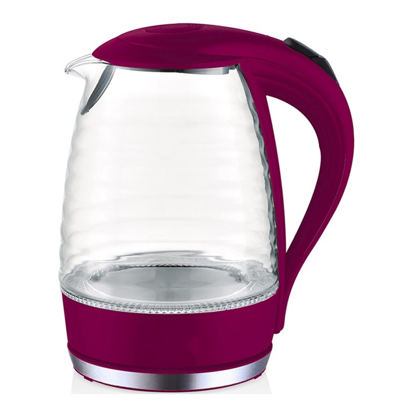 Чайник электрический VES H-169 1.7 л прозрачный, розовый шланг эластичный 3 4 25 м прозрачный розовый palisad