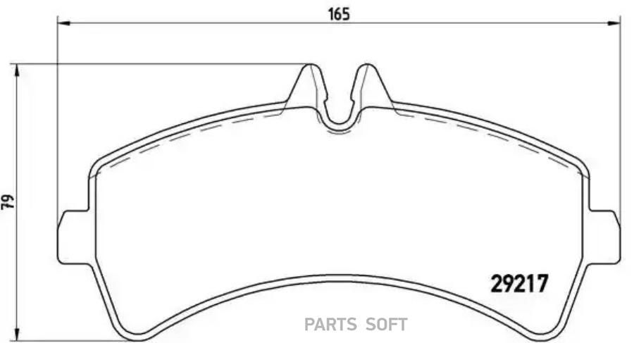 

Тормозные колодки brembo P50060