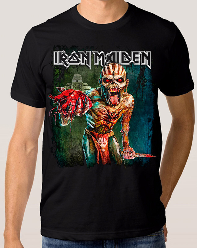 фото Футболка мужская design heroes группа iron maiden черная xs