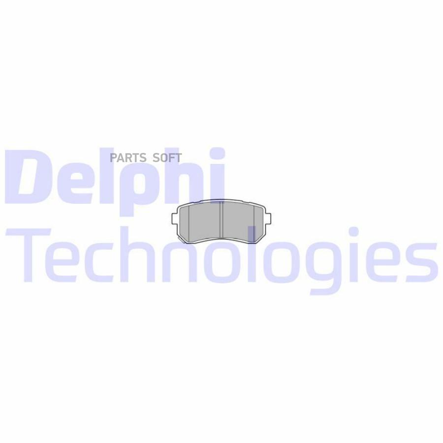 

Колодки тормозные DELPHI задние дисковые LP3576