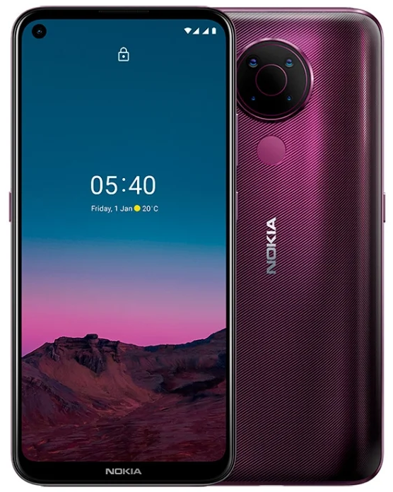 Смартфон Nokia 5.4 TA-1337 DS 6/64GB Purple (HQ5020LF94000)
