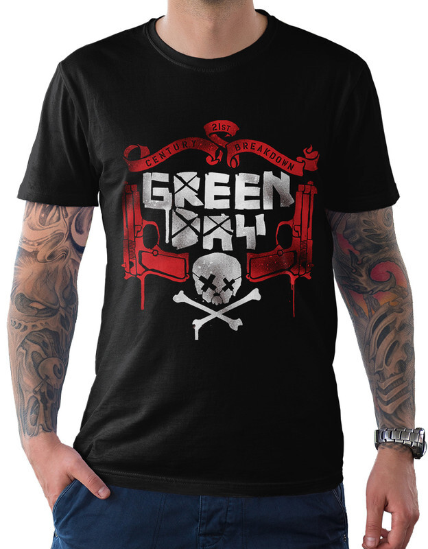 фото Футболка мужская design heroes группа green day черная xs