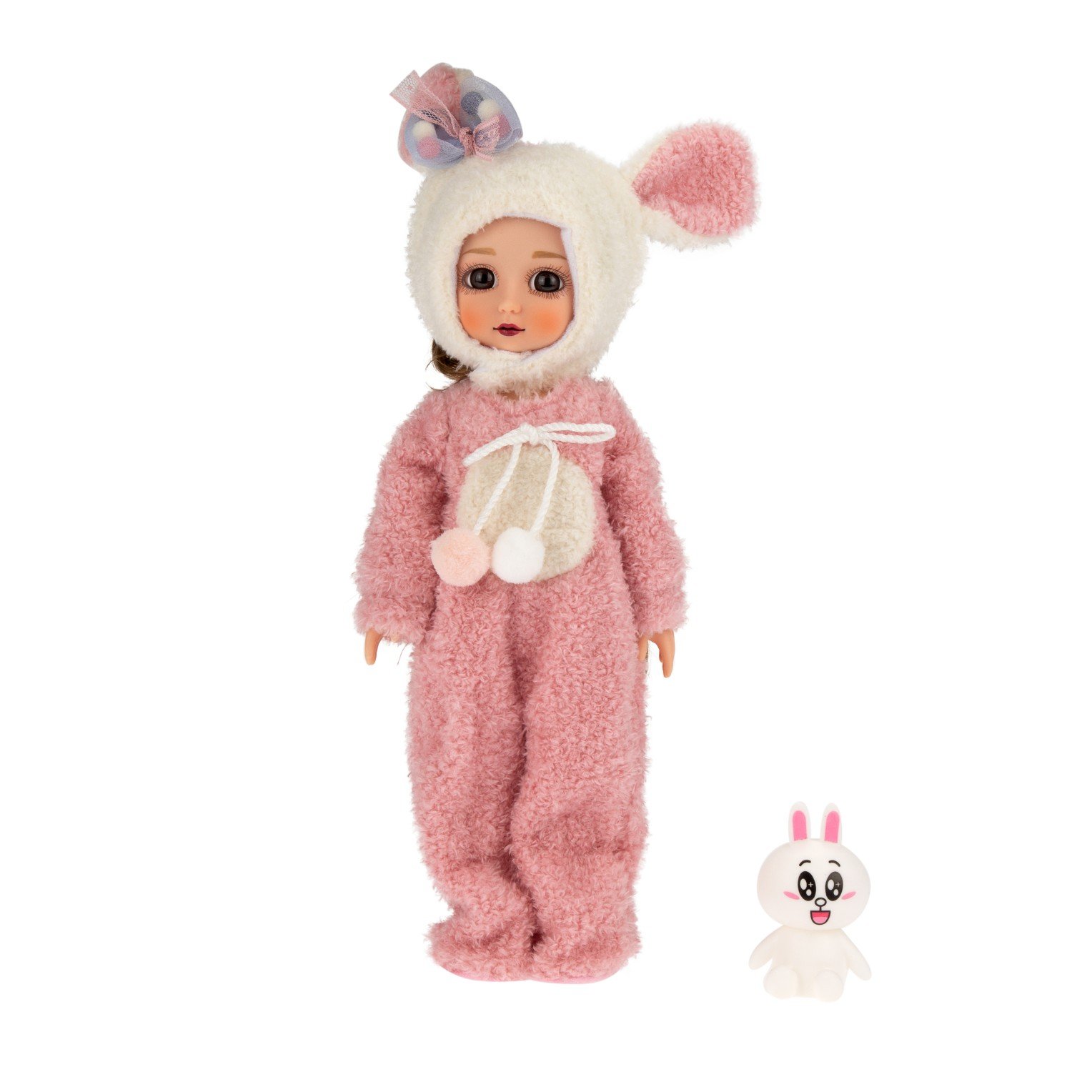 

Кукла Мулиша в костюмчике зайки, 33 см Emily