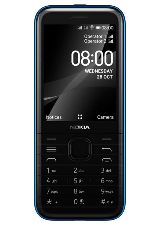 фото Мобильный телефон nokia 8000 ds ta-1303 4g blue