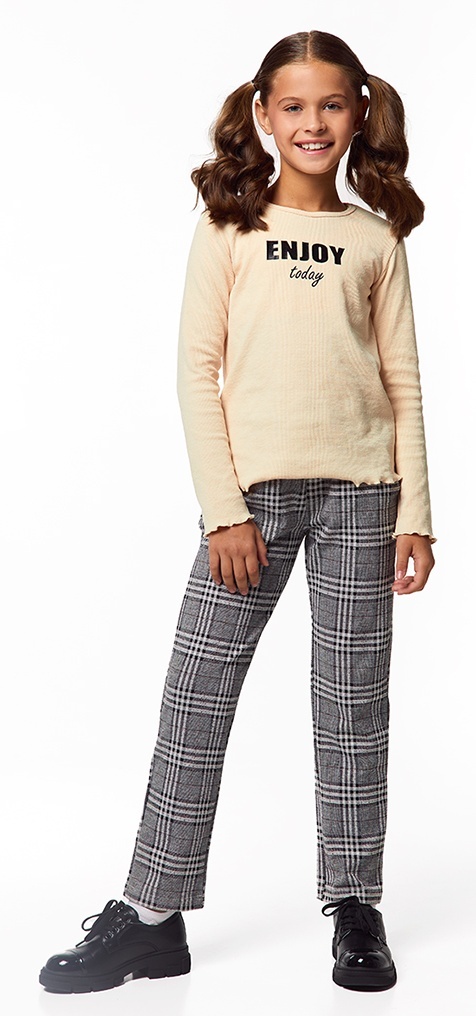 

Лонгслив детский Kari AW24C85503218, бежевый, 140, 234545