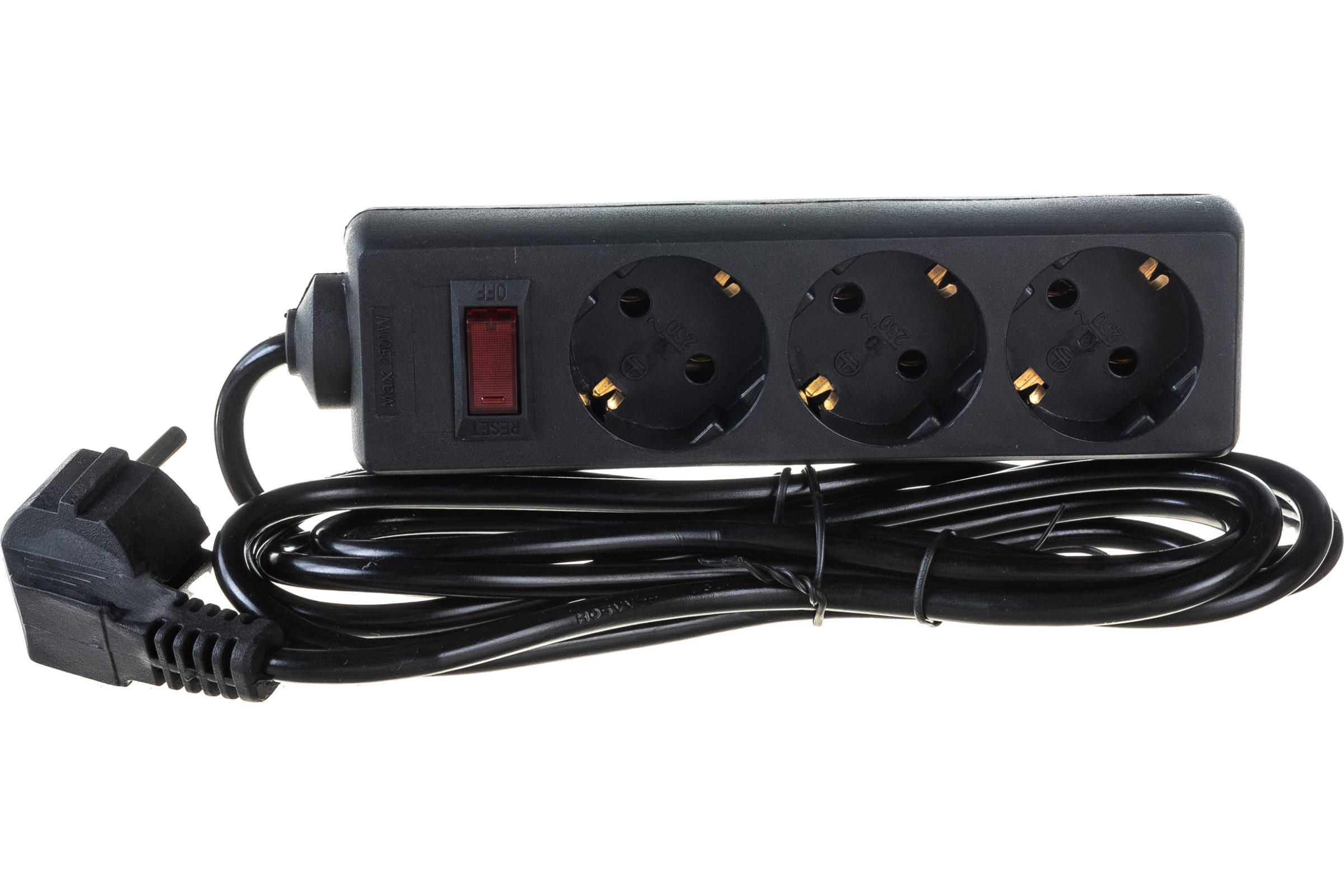 фото Сетевой фильтр exegate sp-3-3b 3 sockets 3m black 221179 nobrand