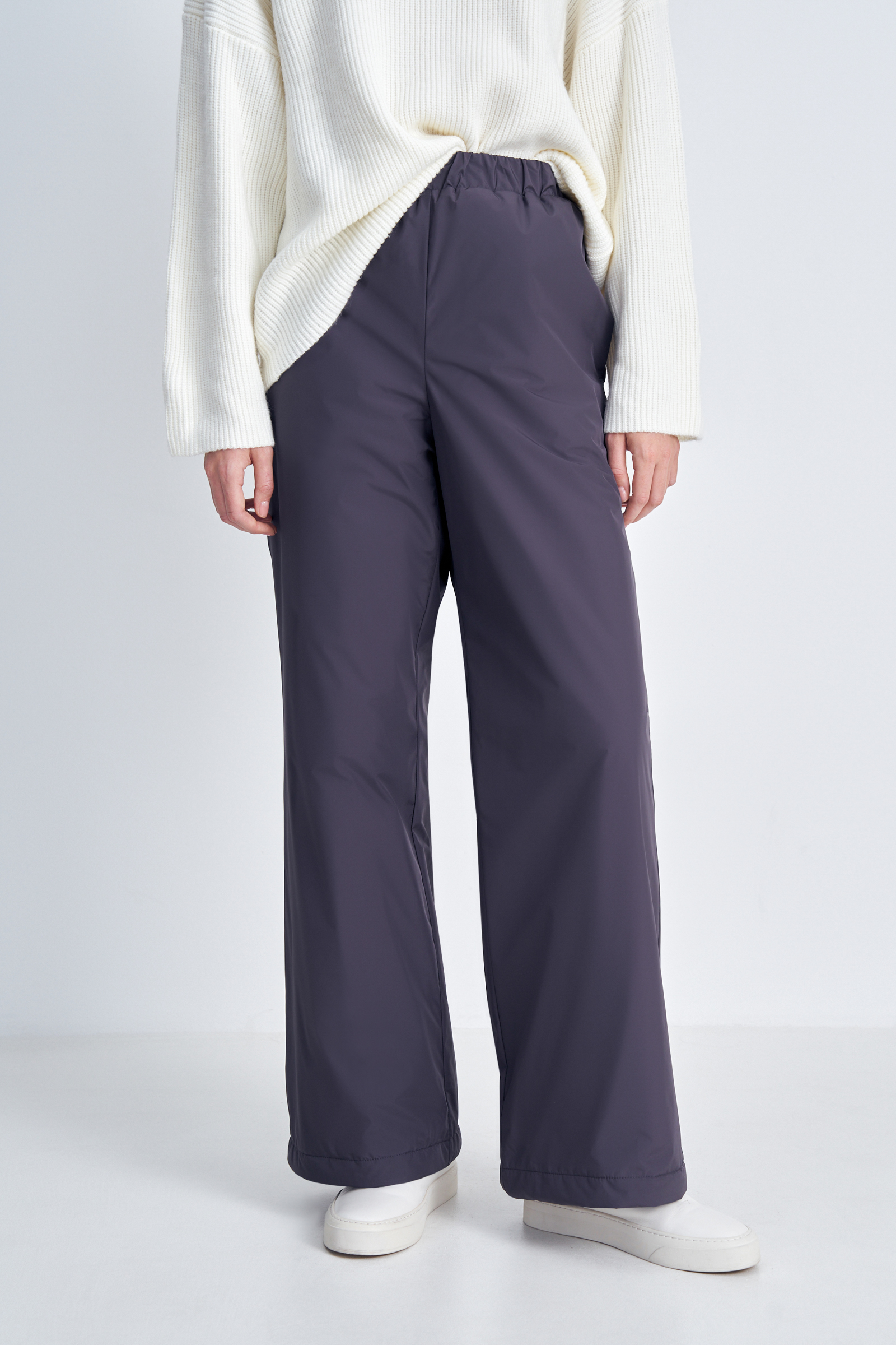 

Брюки женские Finn Flare FAD11094 серые 2XL, Серый, FAD11094