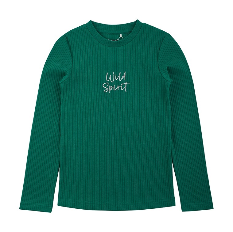 

Лонгслив детский Kari AW24C85403520, темно-зеленый, 146, 234021