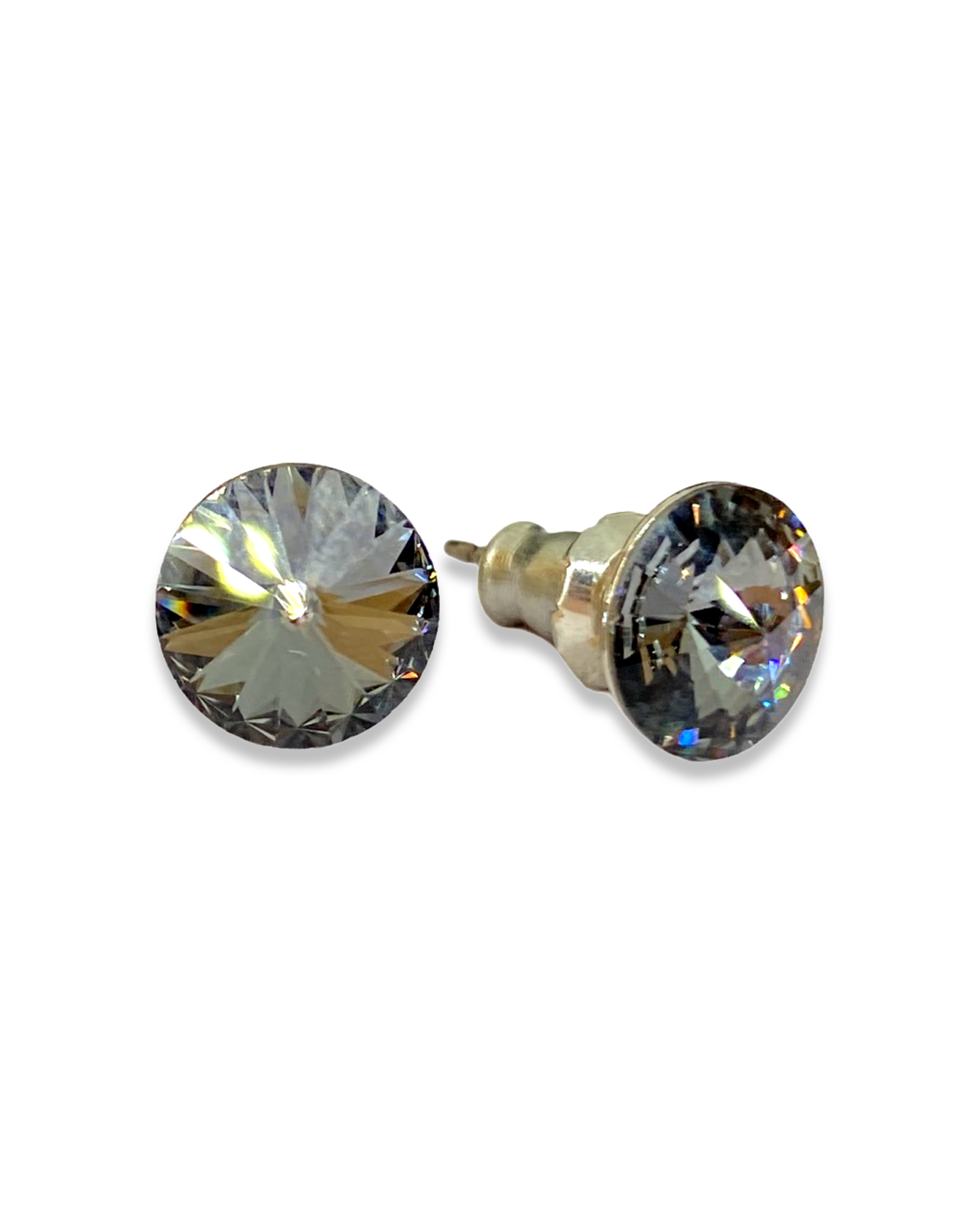

Пусеты из бижутерного сплава с swarovski Amante crystal 4067, 4067