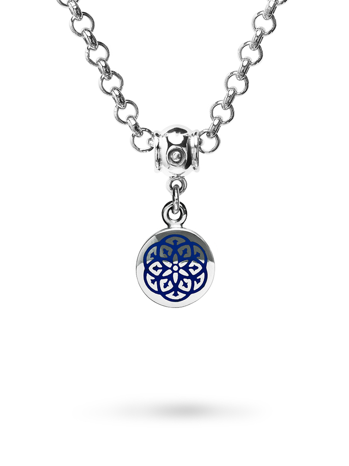 

Подвеска из серебра с эмалью Geory Deco blue, Deco blue