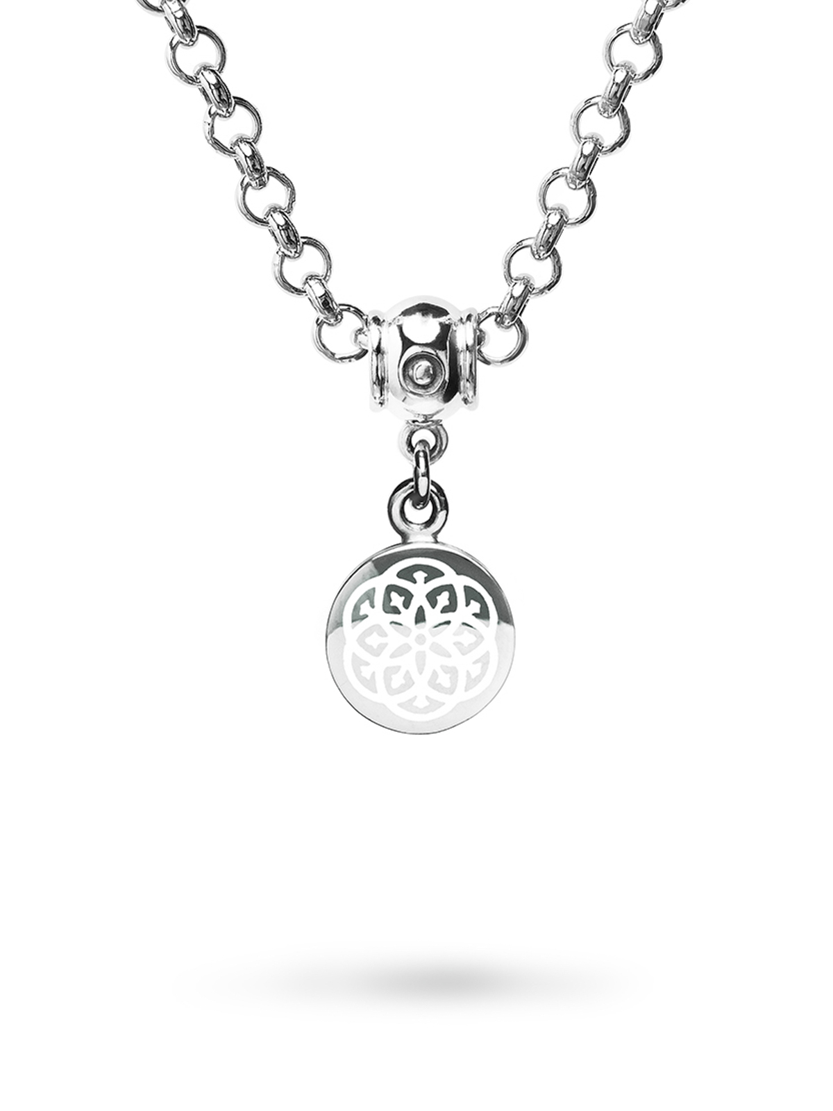 

Подвеска из серебра с эмалью Geory Deco white, Deco white