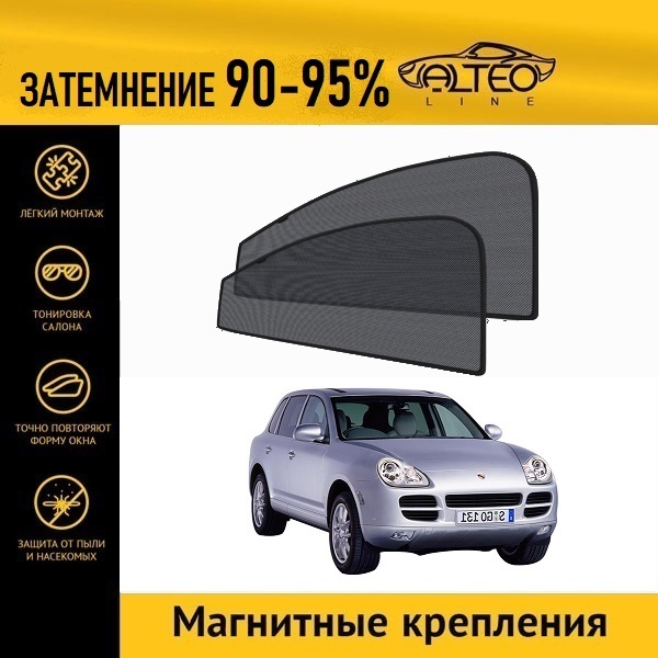 

Автошторки ALTEO PREMIUM на Porsche Cayenne 1 (2002-2007)