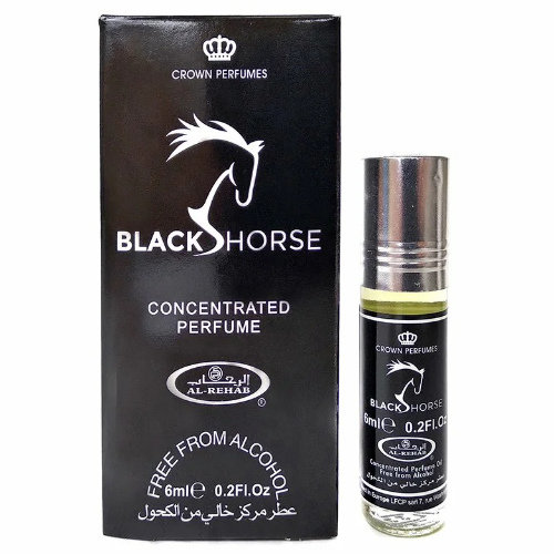 

Масло парфюмерное Al Rehab Black Horse 6 мл, Black Horse Man 6 ml