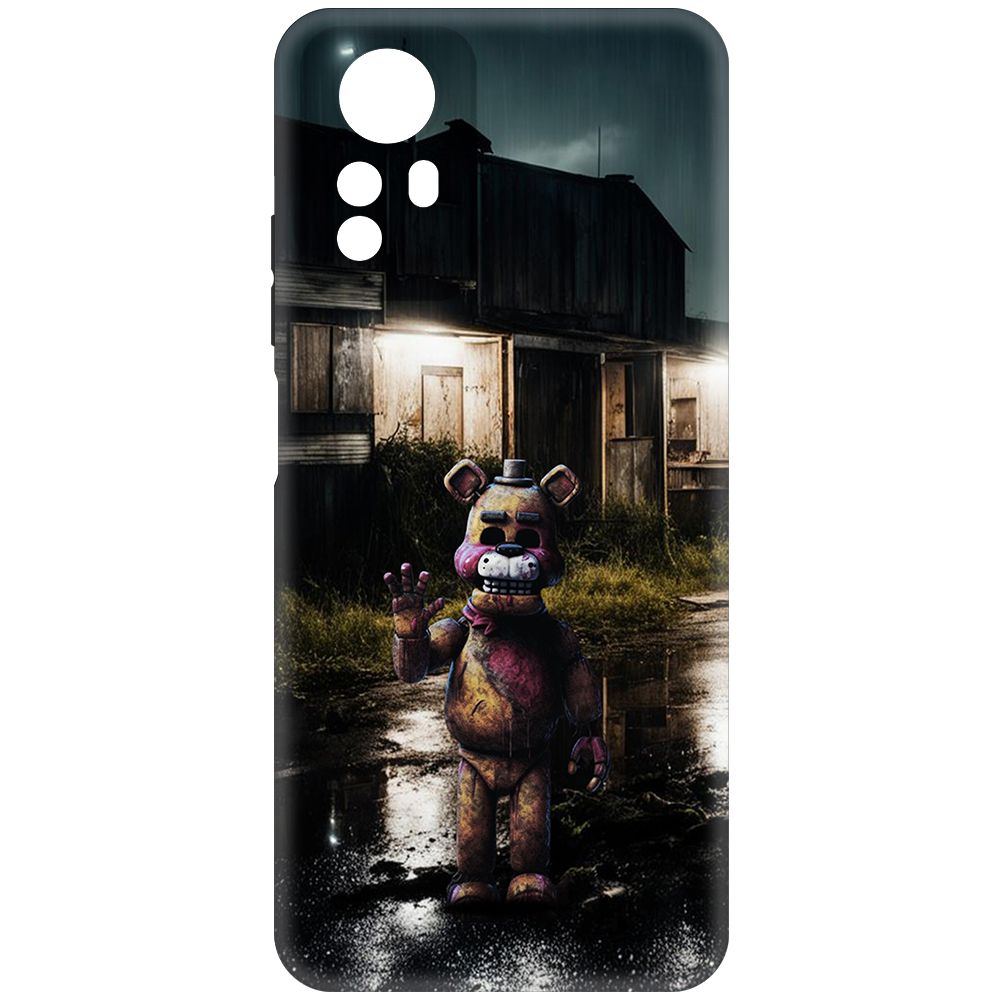 

Чехол-накладка Krutoff Soft Case ФНАФ - Фредди под дождем для Xiaomi Redmi Note 12S черный