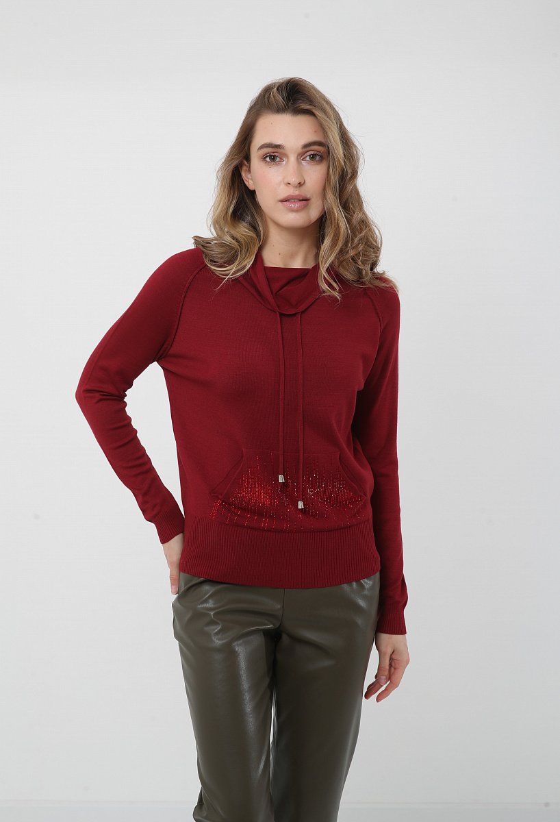 

Джемпер женский Glenfield D21CS191D-35Q бордовый M, D21CS191D-35Q