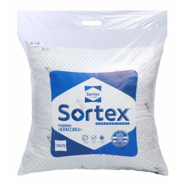 фото Подушка sortex professional классика 50 x 70 см полиэстер