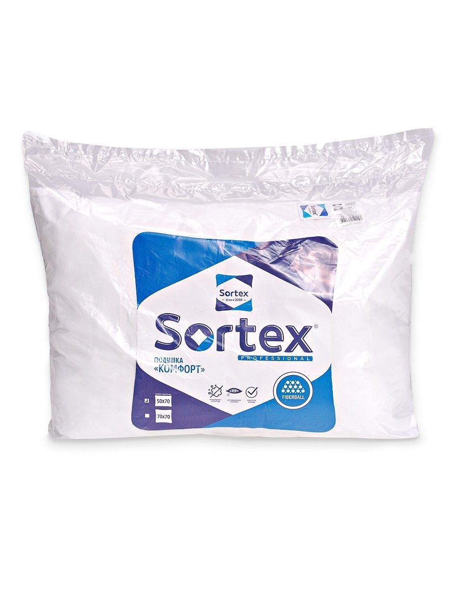 фото Подушка sortex professional классика 50 x 70 см полиэстер