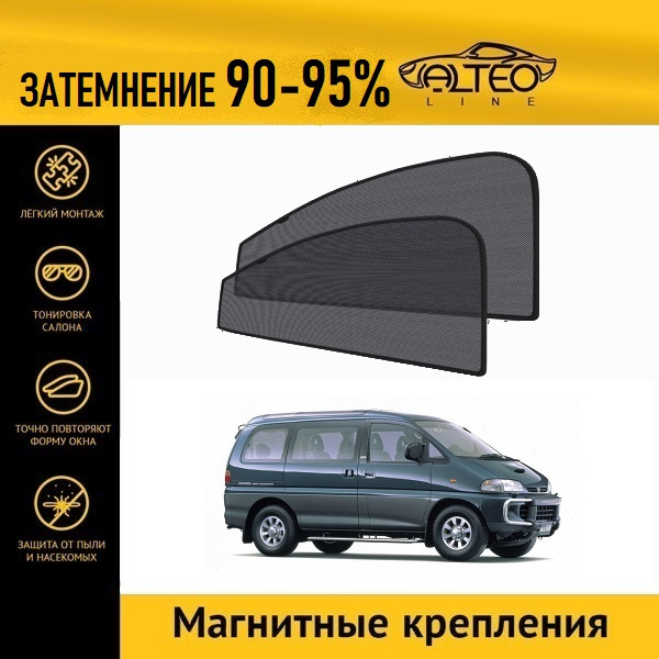 

Автошторки ALTEO PREMIUM на Mitsubishi Delica 4 (1994-1997)