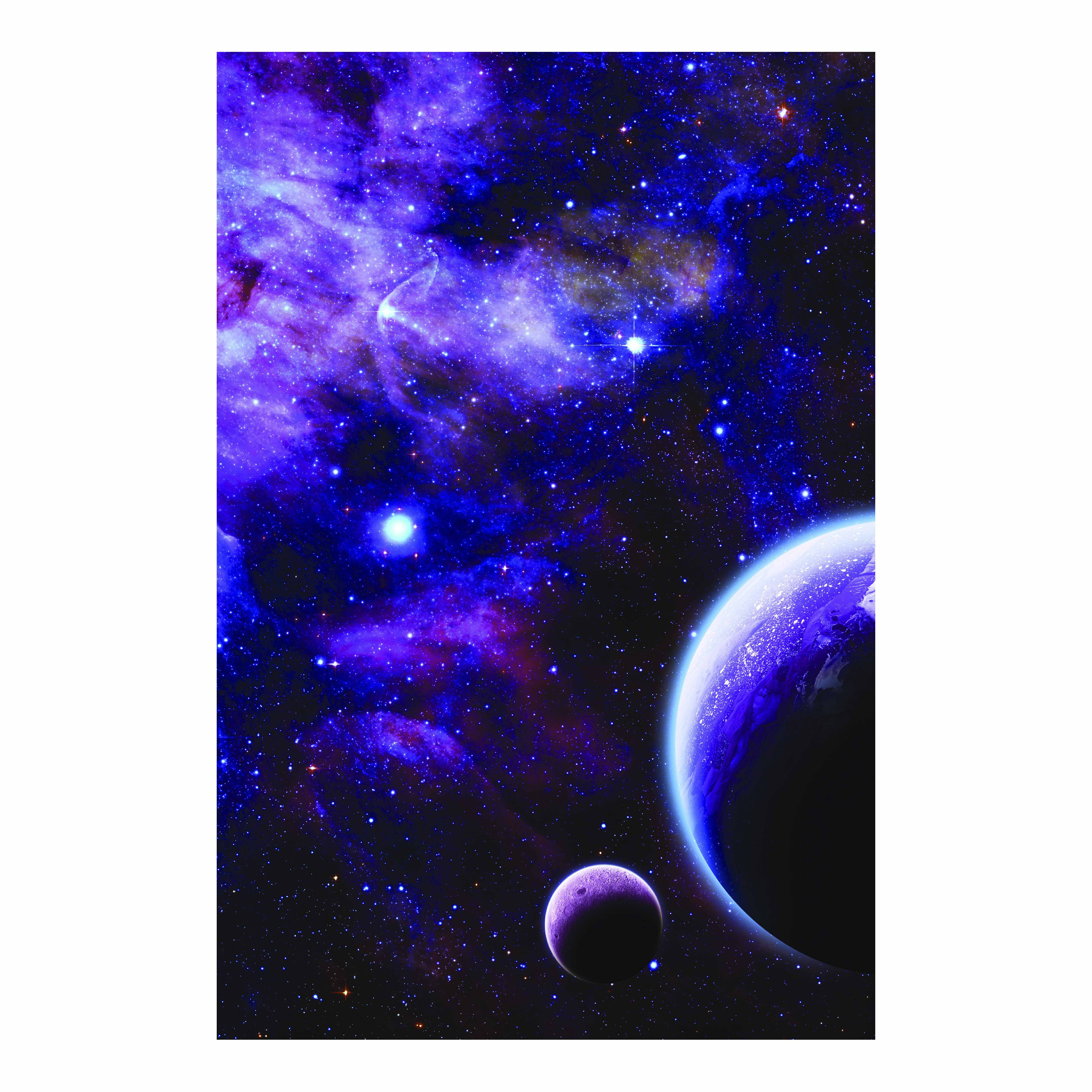 фото Подушка nat планеты 35 x 35 см многоцветная