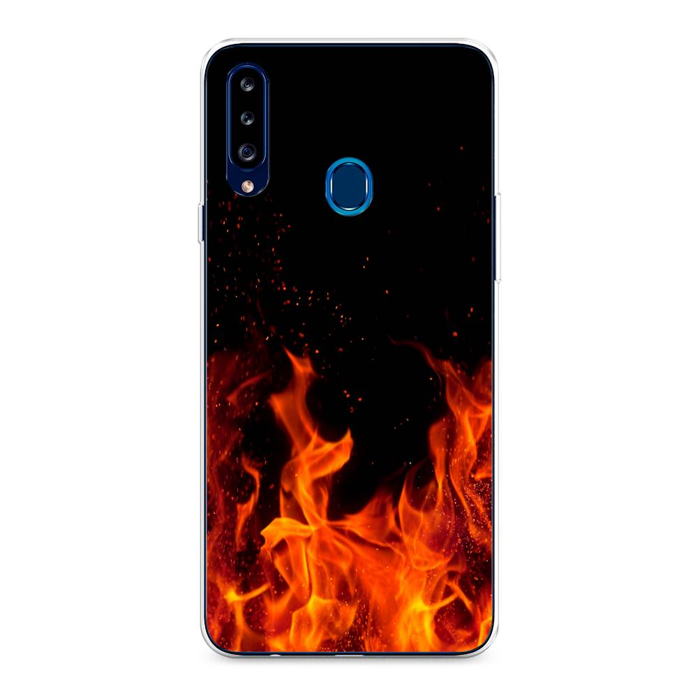 

Чехол Awog на Samsung Galaxy A20s / Самсунг A20s "Все в огне", Разноцветный, 2100850-4