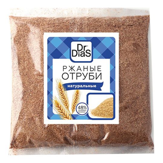 Отруби Dr.Dias ржаные натуральные 200 г