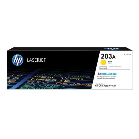 

Картридж для лазерного принтера HP CF542A, желтый, оригинал