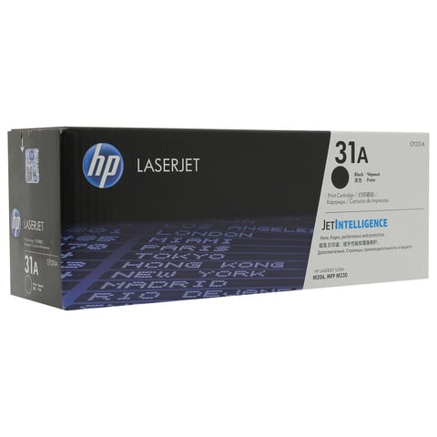 

Картридж для лазерного принтера HP 31A, Black, оригинал CF231A, Черный