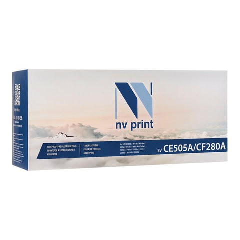 Картридж для лазерного принтера NV Print NV-CF280A/CE505A, черный, совместимый