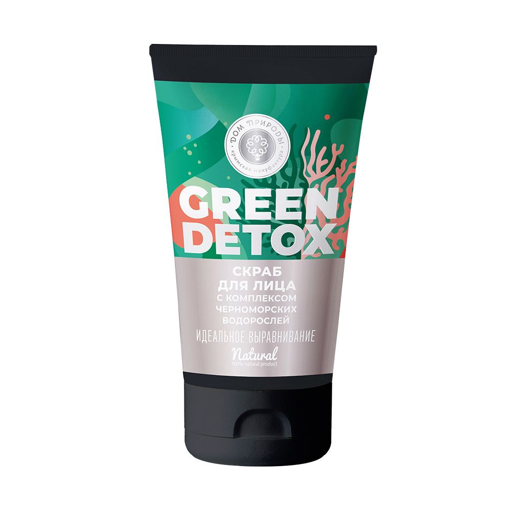 Скраб Дом природы Green Detox Идеальное выравнивание, 130г