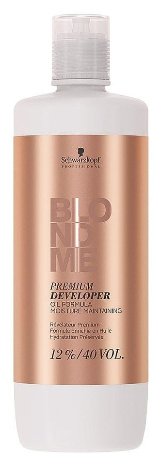 Оксидант Schwarzkopf Professional Blondme Premium Developer 40 vol 12% 1000 мл воск для депиляции в гранулах пленочный воск натуральный чёрный 1000 г