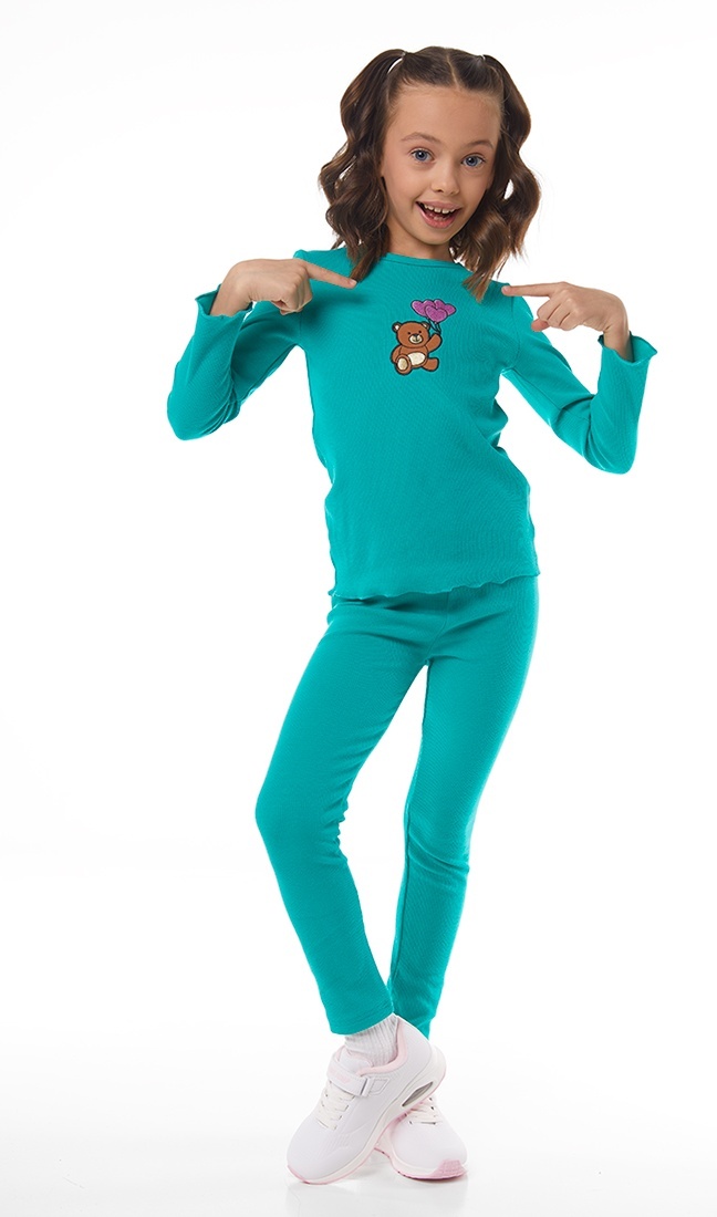 

Лонгслив детский Kari Kids AW24C50602709, зеленый, 98, 233937