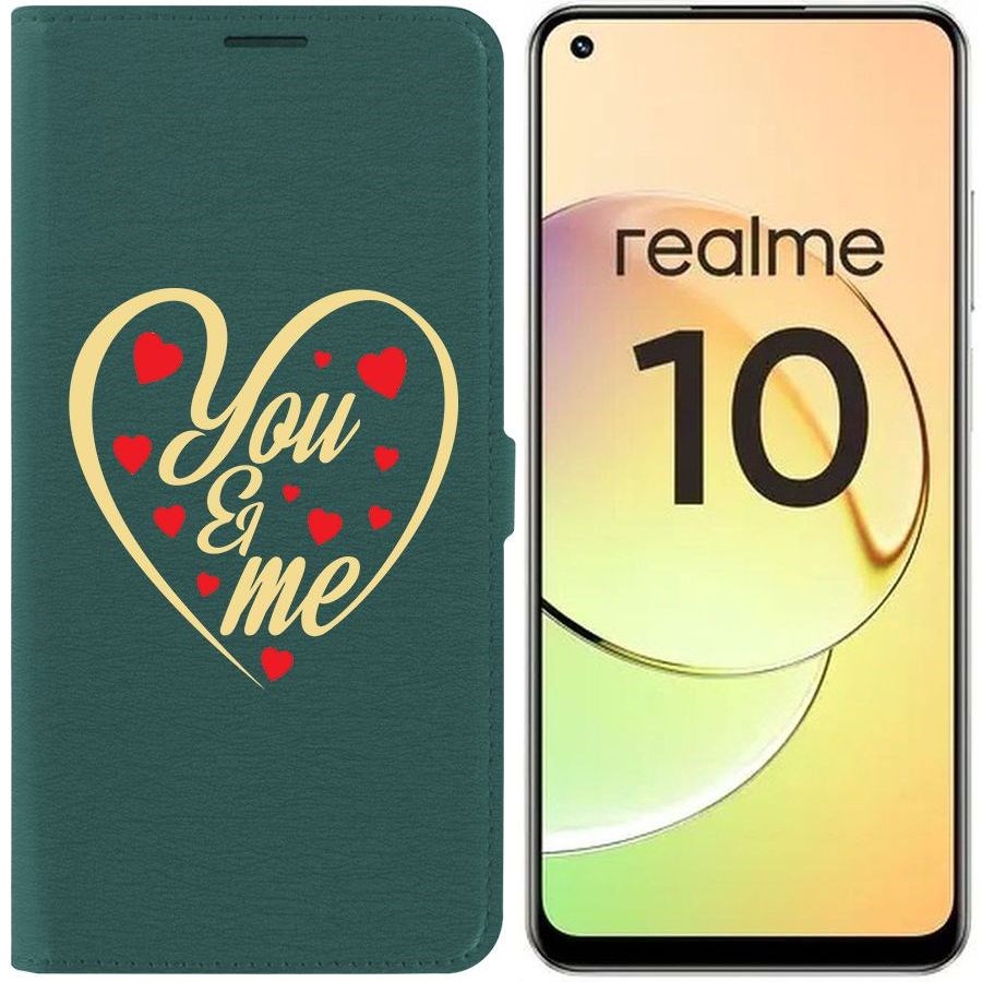 

Чехол-книжка Eco Book для Realme 10 4G Ты и Я