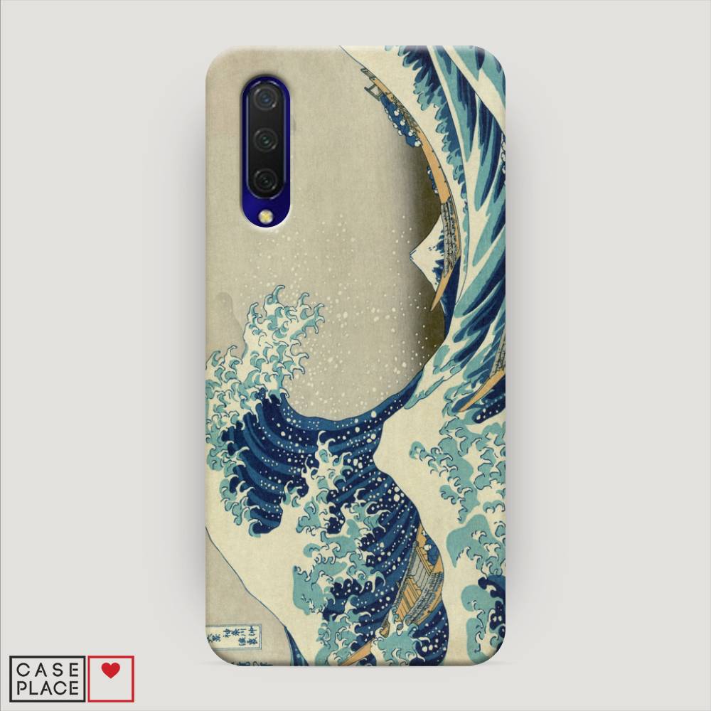 

Пластиковый чехол "Большая волна в Канагаве" на Xiaomi Mi 9 Lite, 36720-7