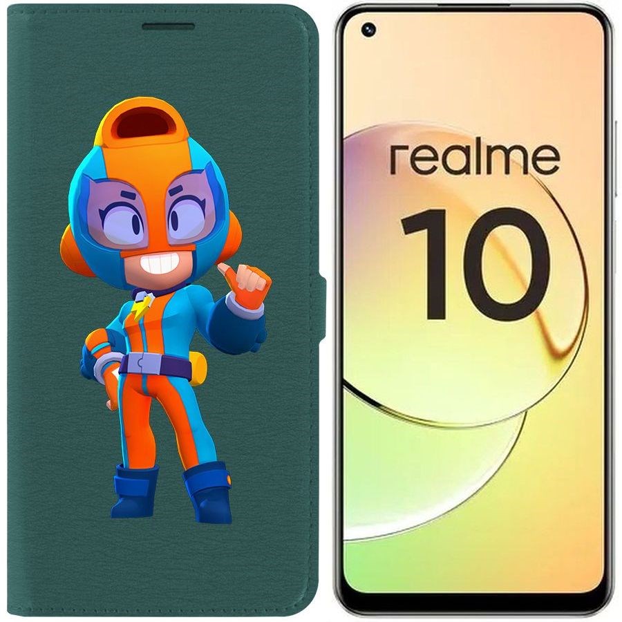 

Чехол-книжка Eco Book для Realme 10 4G Brawl Stars-GT Макс