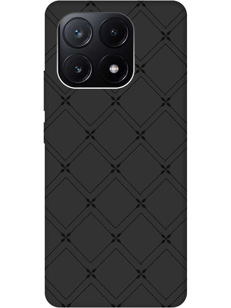 

Силиконовый чехол на Xiaomi Poco X6 Pro 5G с рисунком "Стильные линии" Soft Touch черный, 20012156