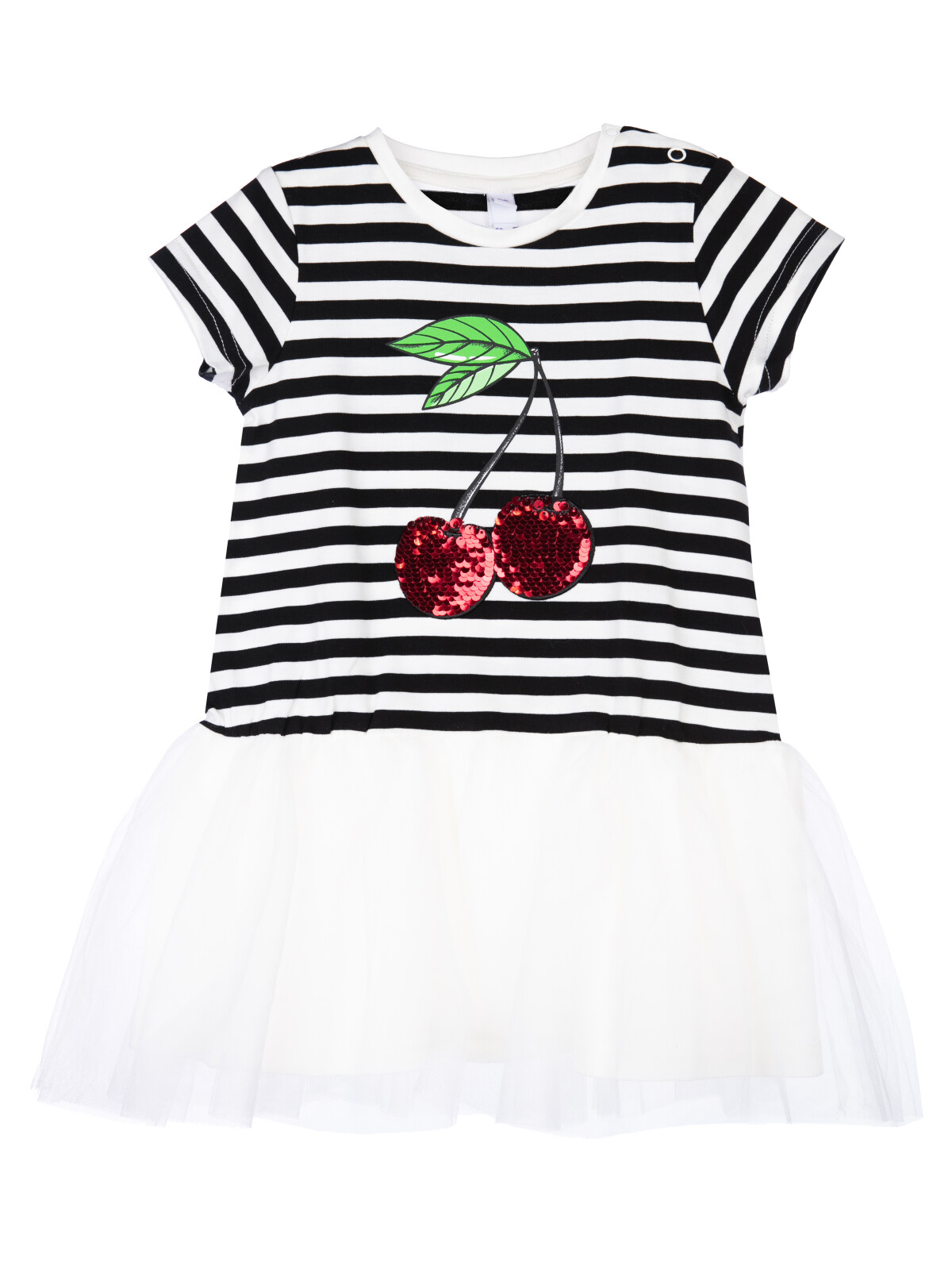 

Платье детское PlayToday Baby 12329028, черный, белый, красный, 92, 12329028
